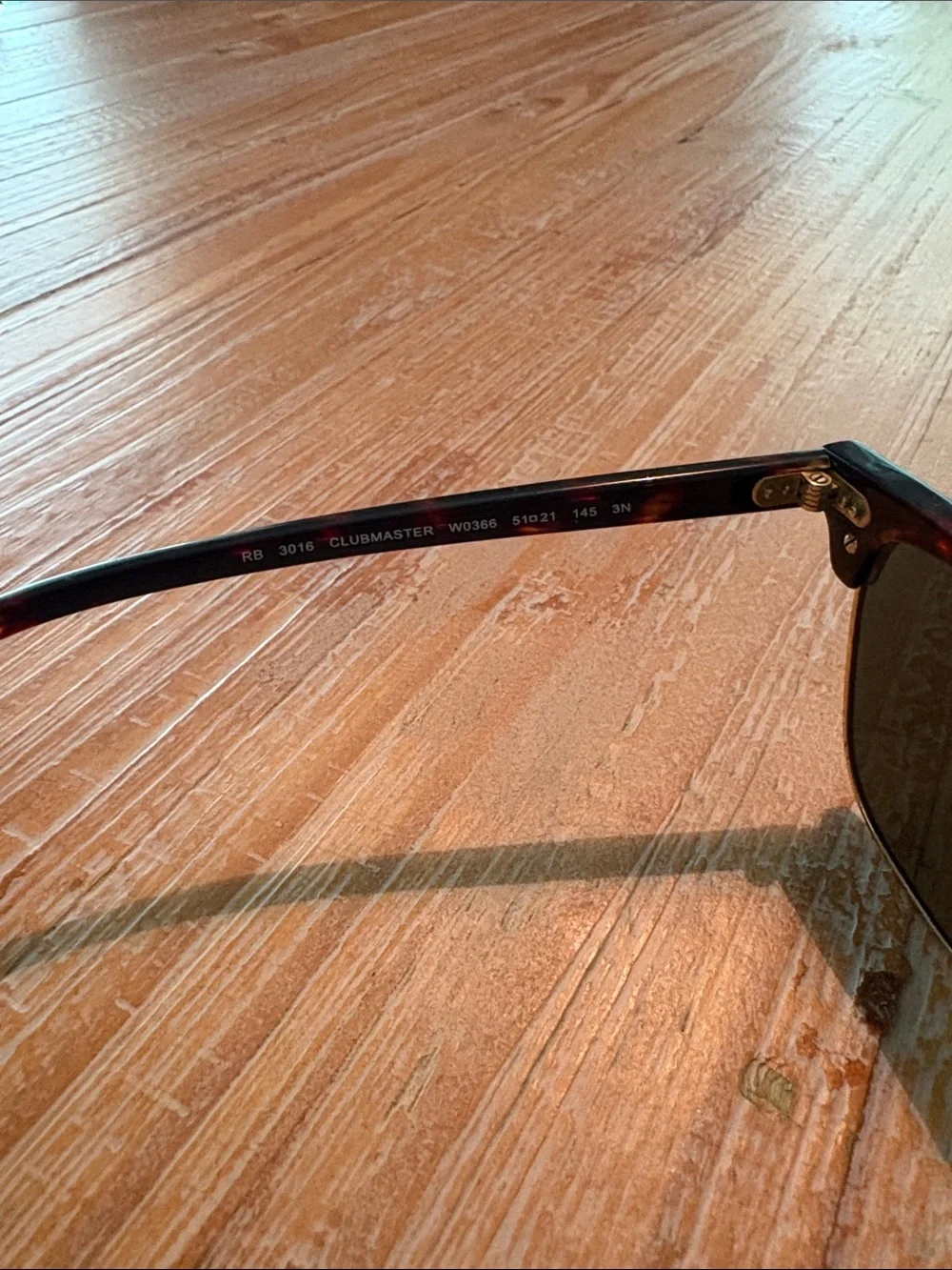 Ray-Ban Clubmaster Sunglasses in Tortoise and Dark Green